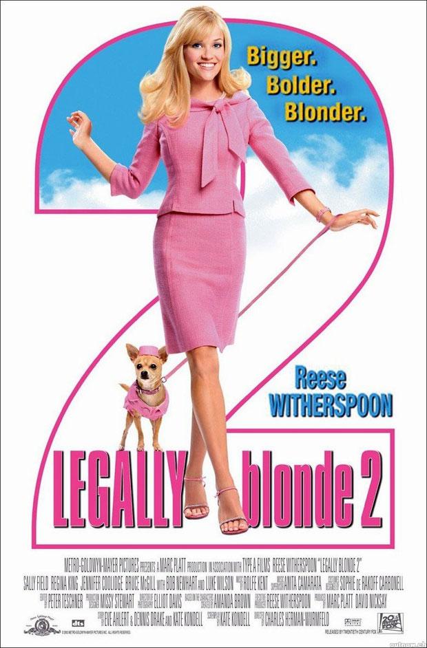 Постер фильма Блондинка в законе 2 | Legally Blonde 2: Red, White & Blonde
