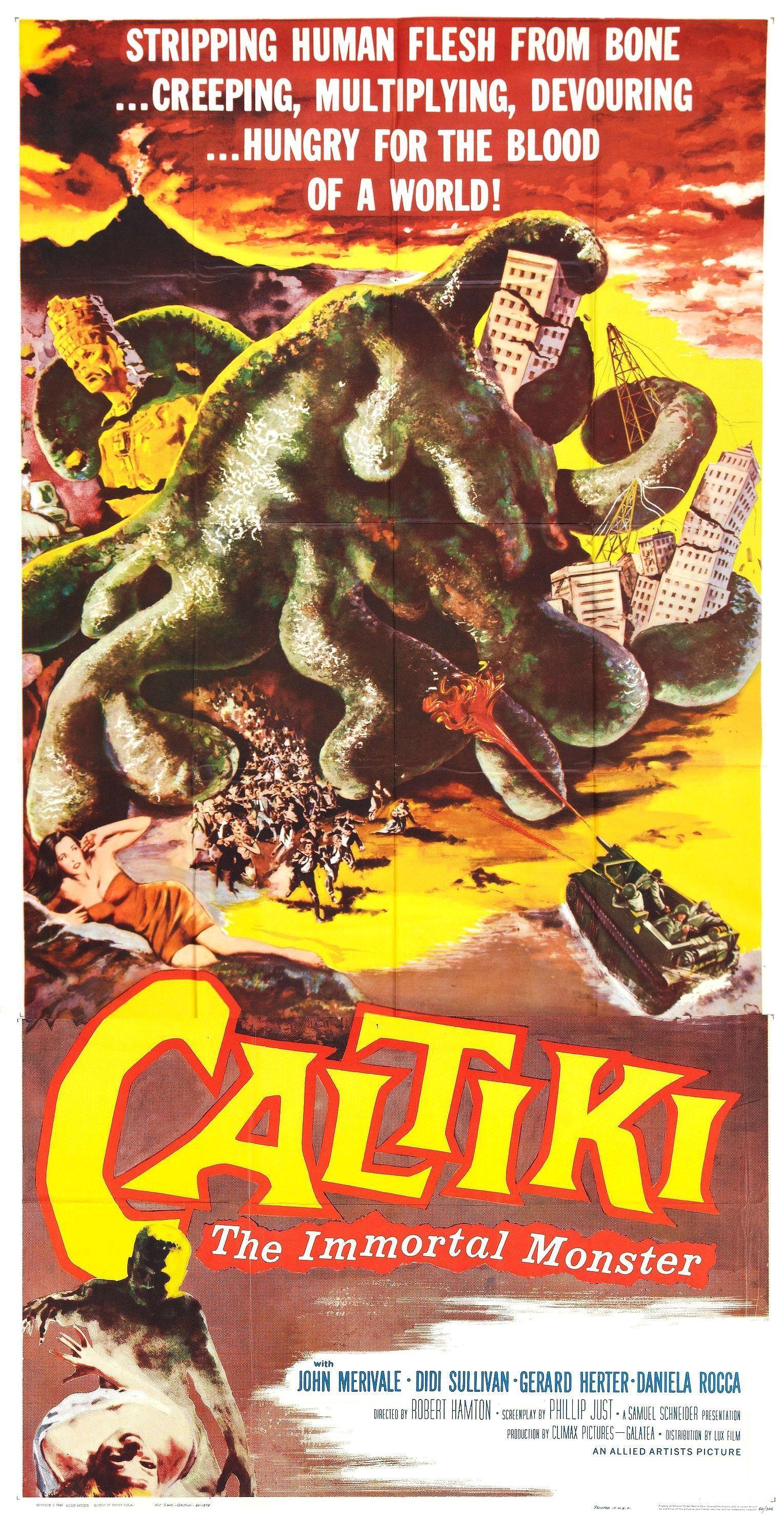 Постер фильма Caltiki - il mostro immortale