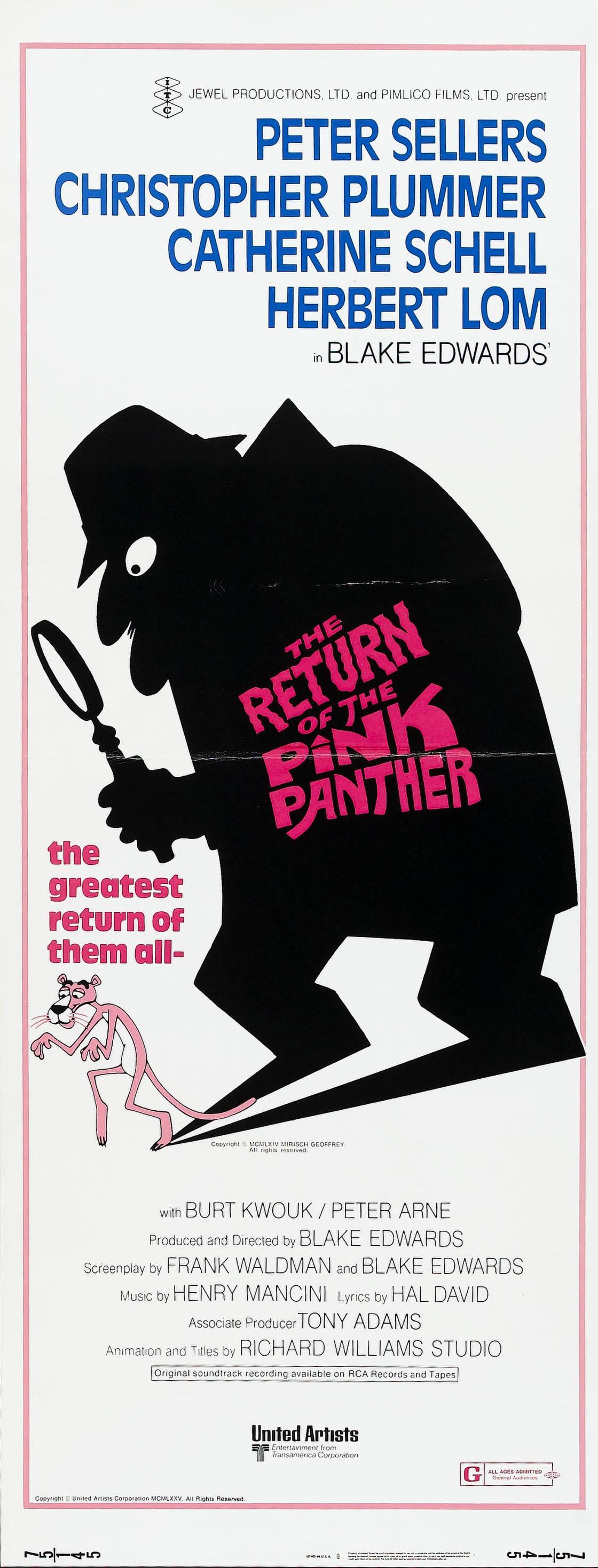 Постер фильма Возвращение Розовой пантеры | Return of the Pink Panther