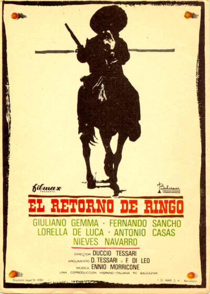 Постер фильма Возвращение Ринго | ritorno di Ringo