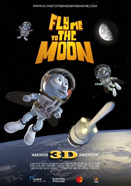 Постер фильма Мухнем на Луну 3D | Fly Me to the Moon