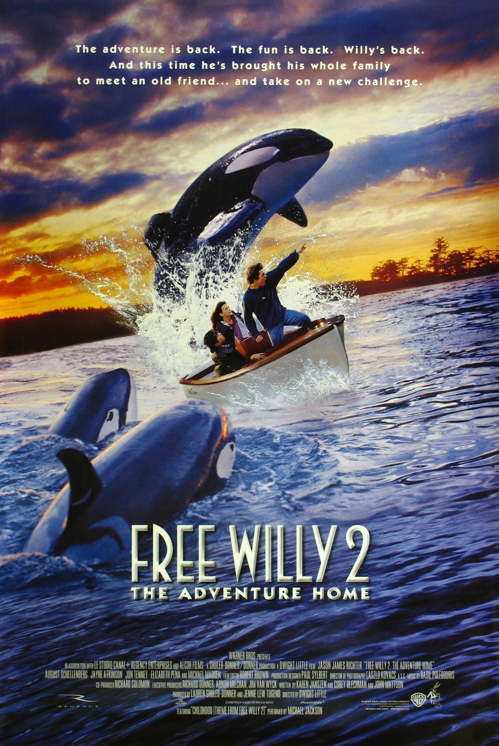 Постер фильма Освободите Вилли 2: Новое приключение | Free Willy 2: The Adventure Home