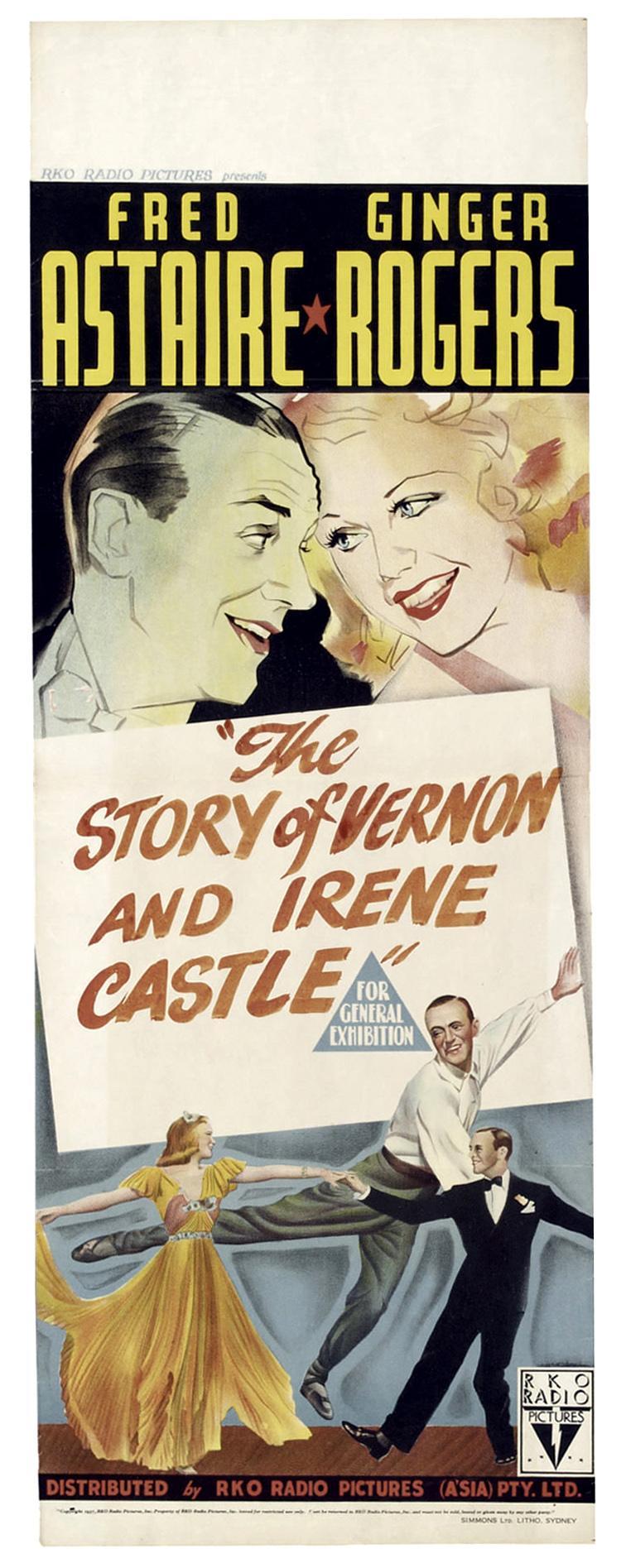 Постер фильма История Вернона и Ирен Кастл | Story of Vernon and Irene Castle