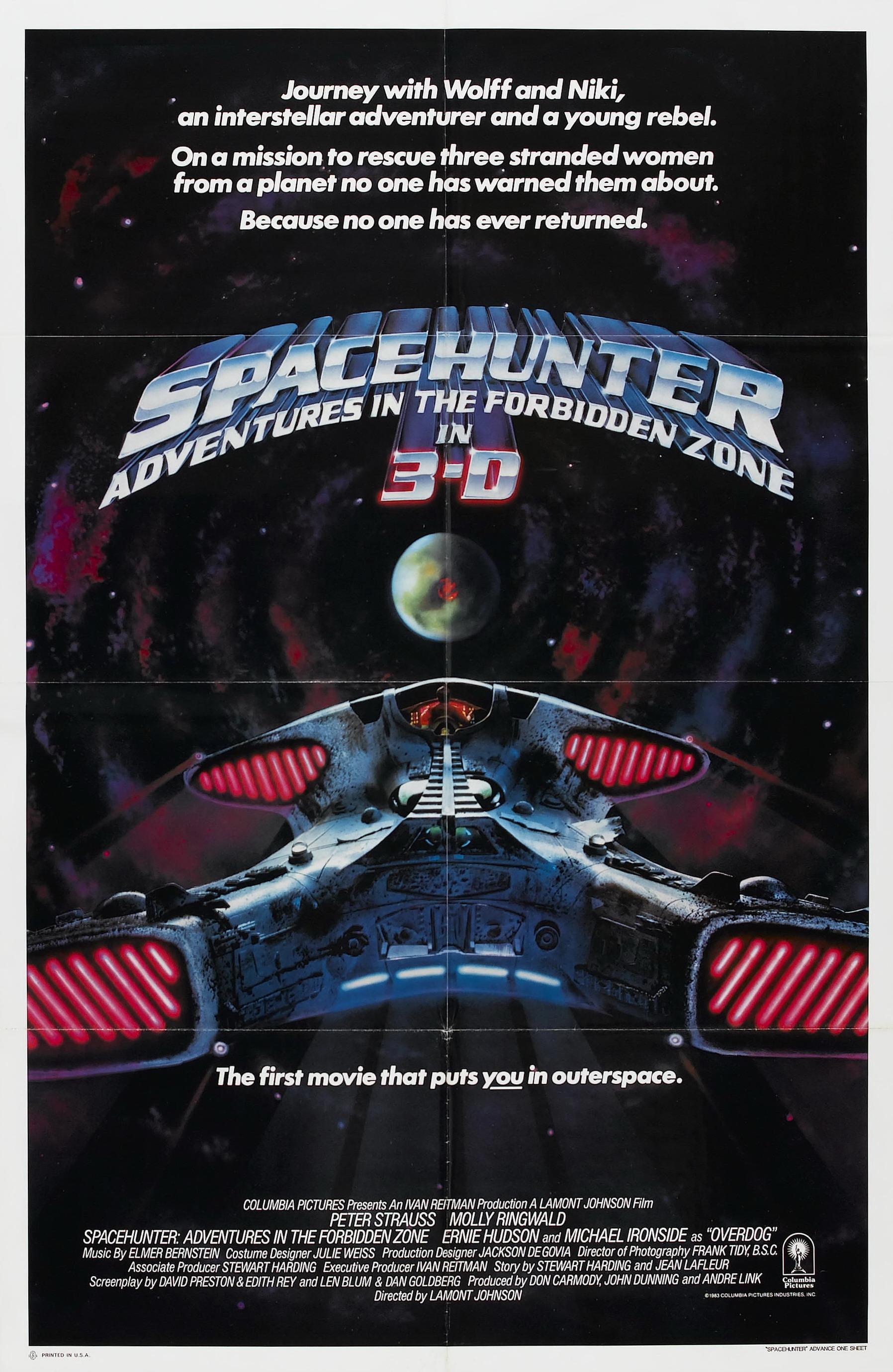 Постер фильма Космический охотник: Приключения в запретной зоне | Spacehunter: Adventures in the Forbidden Zone
