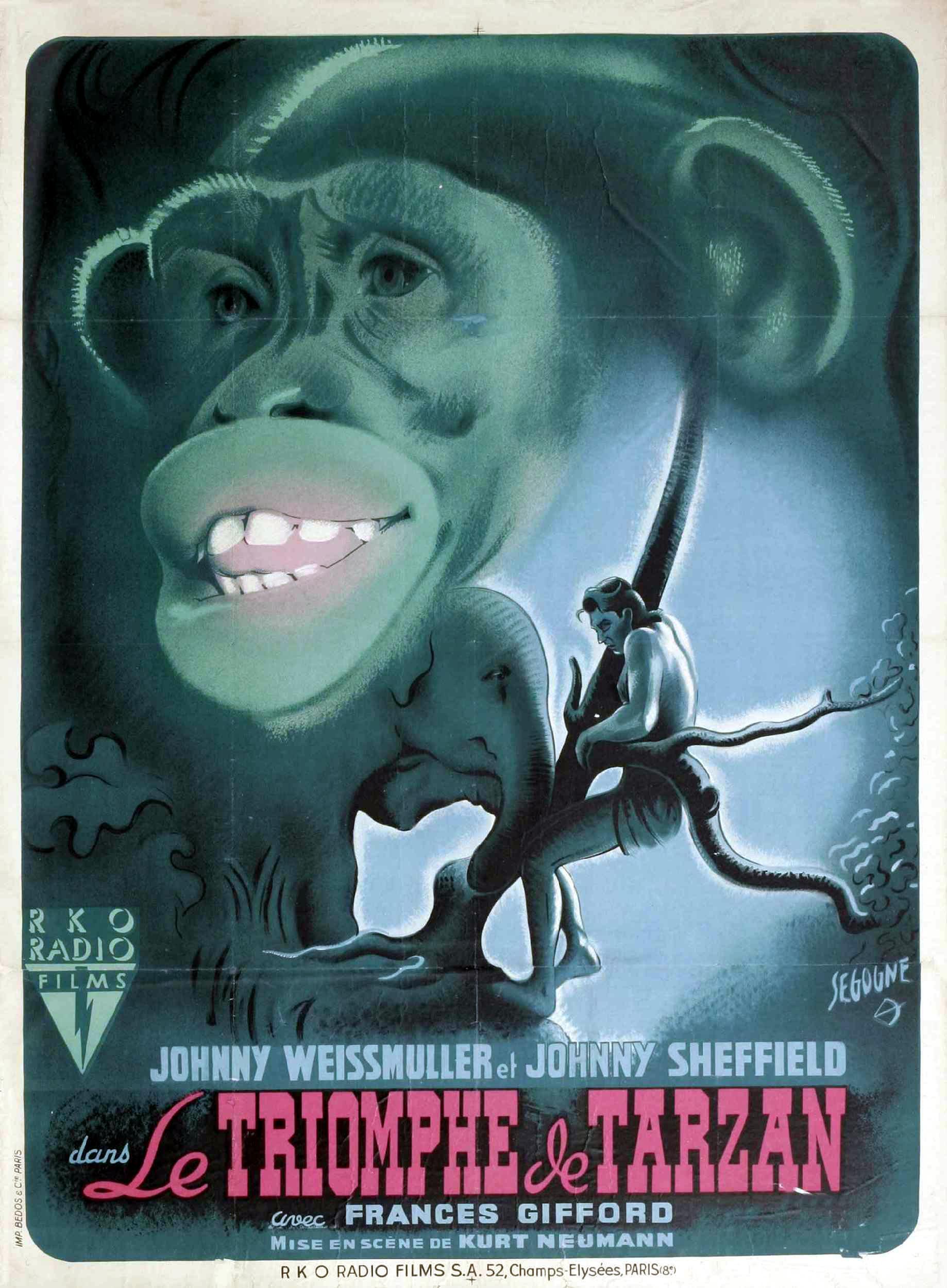 Постер фильма Tarzan Triumphs