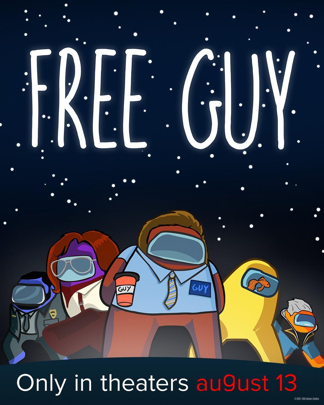 Постер фильма Главный герой | Free Guy