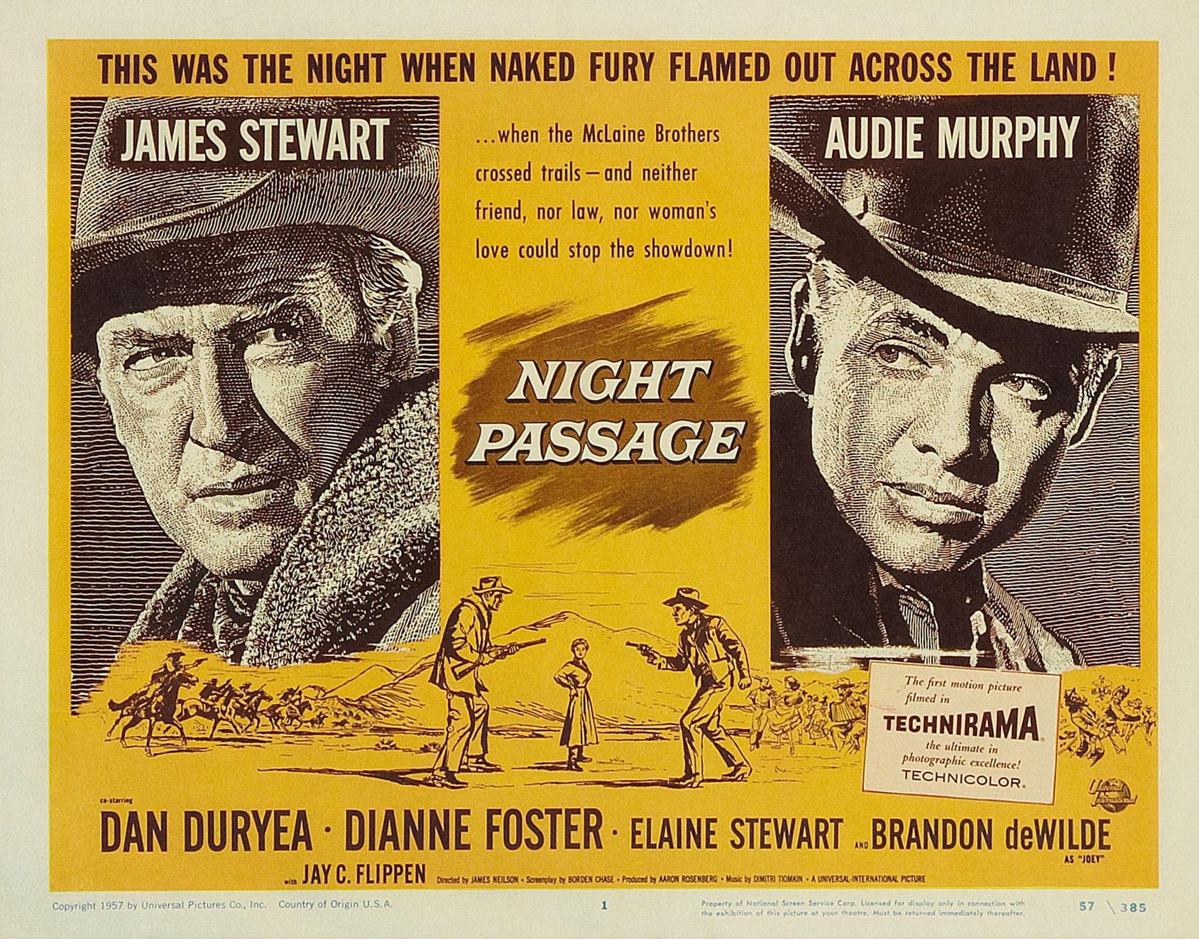 Постер фильма Опасный перегон | Night Passage