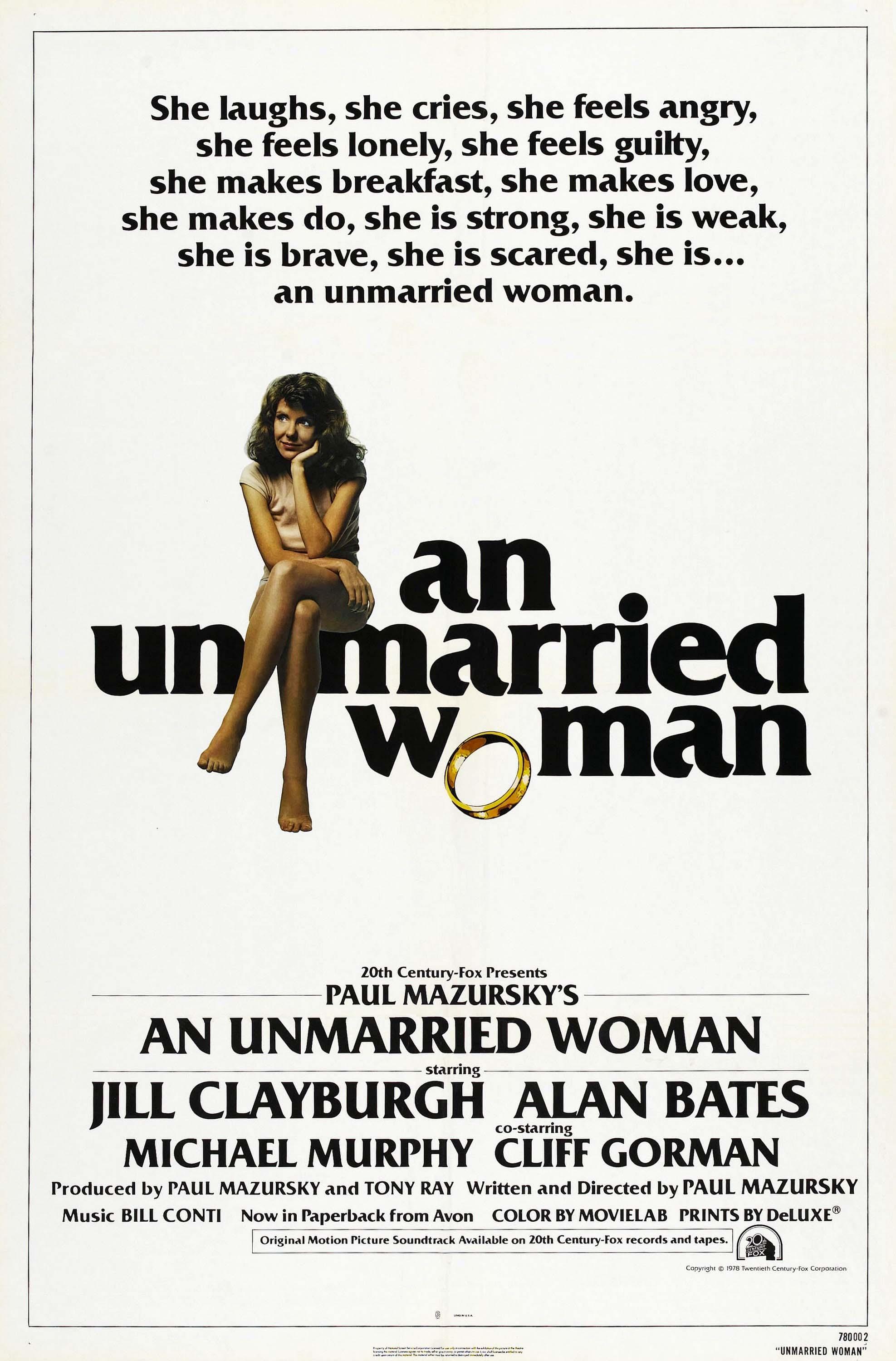 Постер фильма Незамужняя женщина | Unmarried Woman