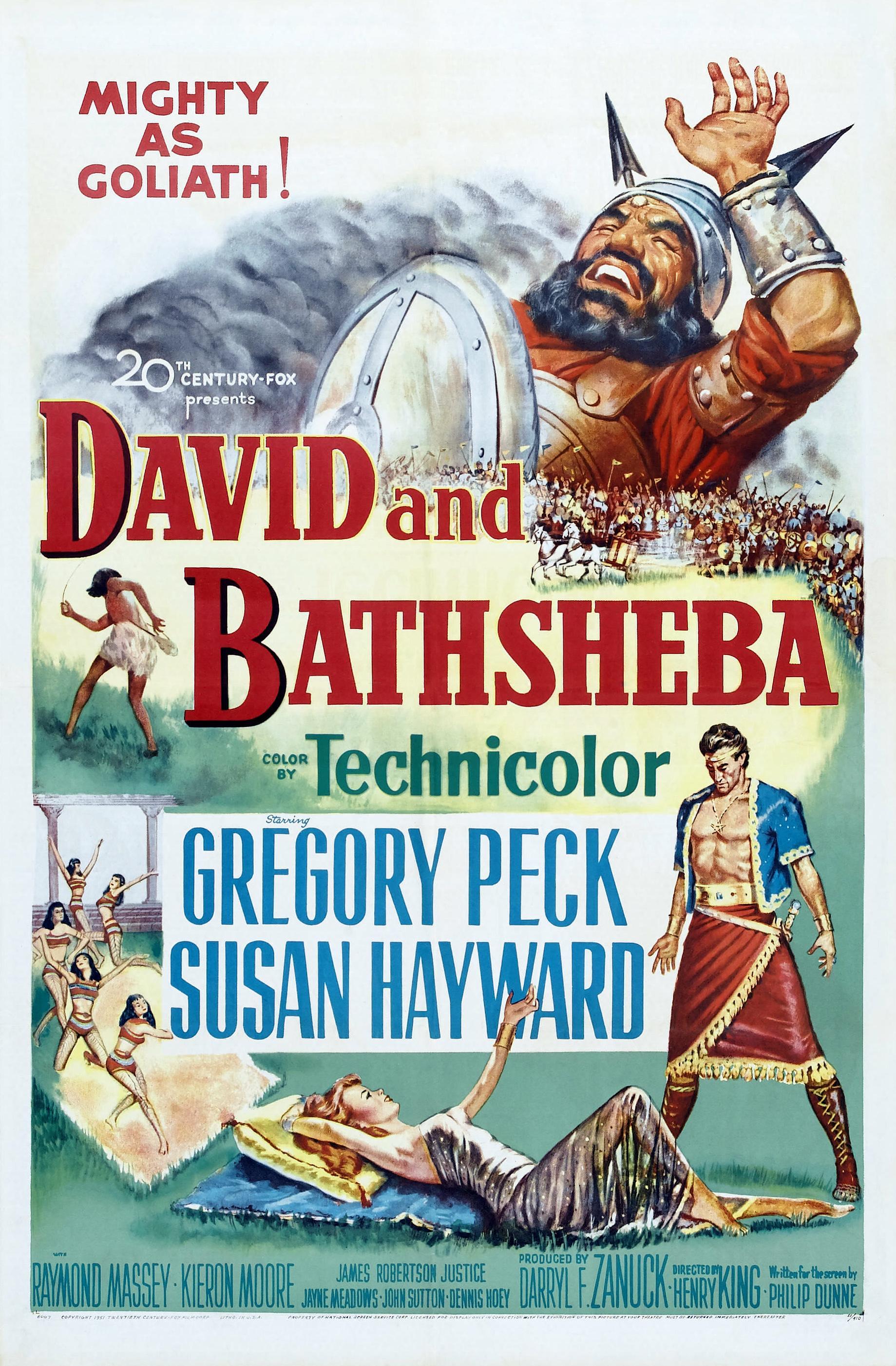 Постер фильма Давид и Вирсавия | David and Bathsheba