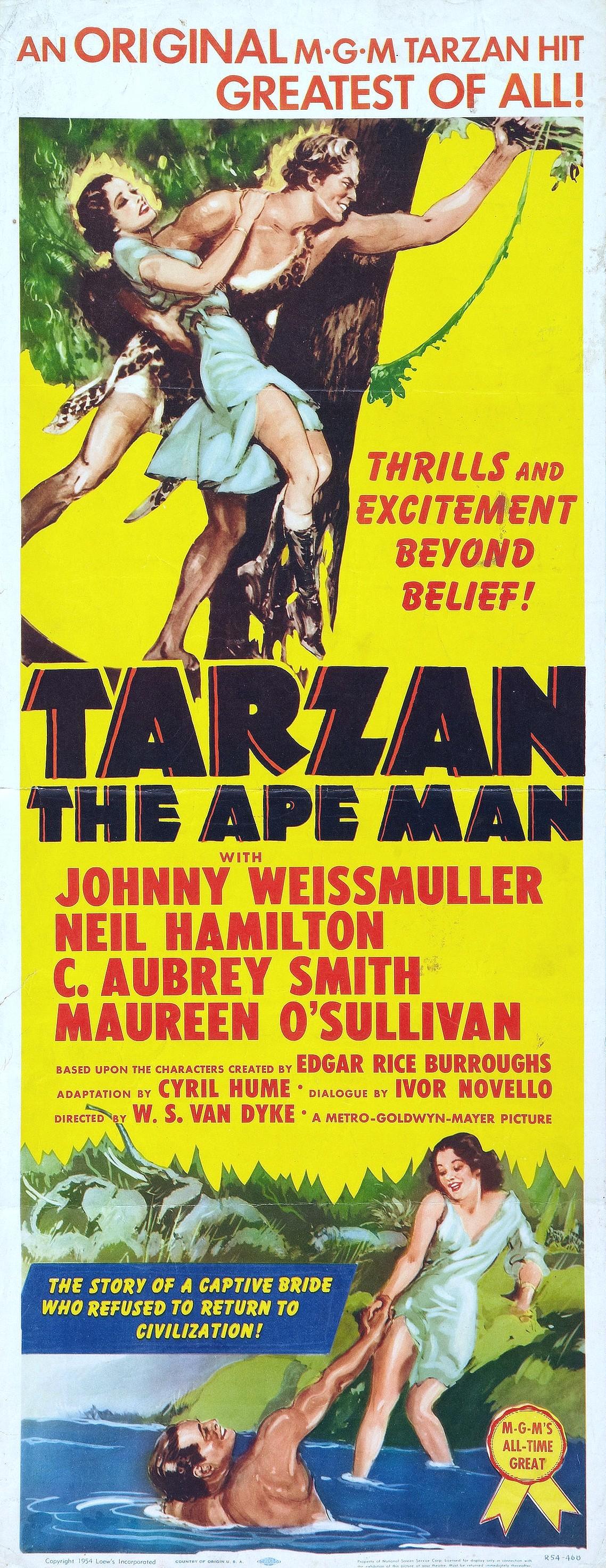 Постер фильма Тарзан: Человек-обезьяна | Tarzan the Ape Man