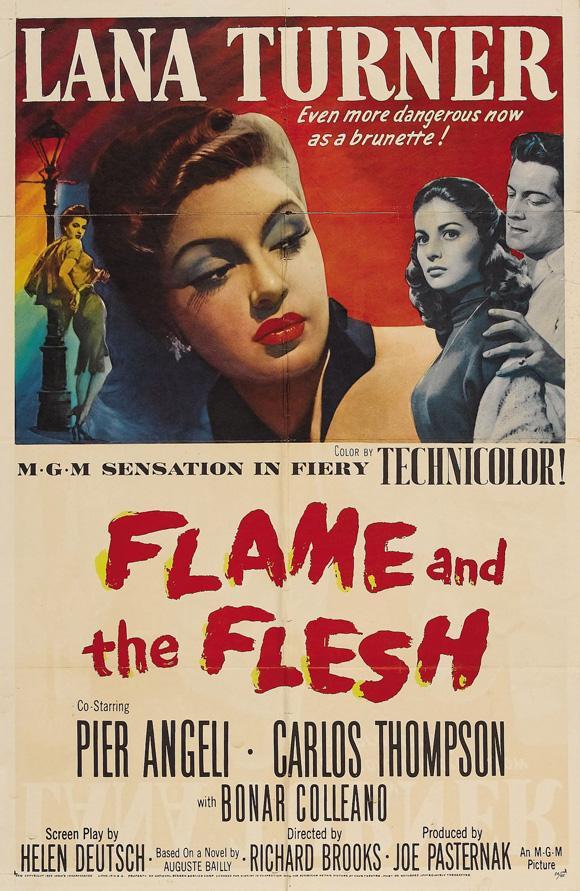 Постер фильма Flame and the Flesh