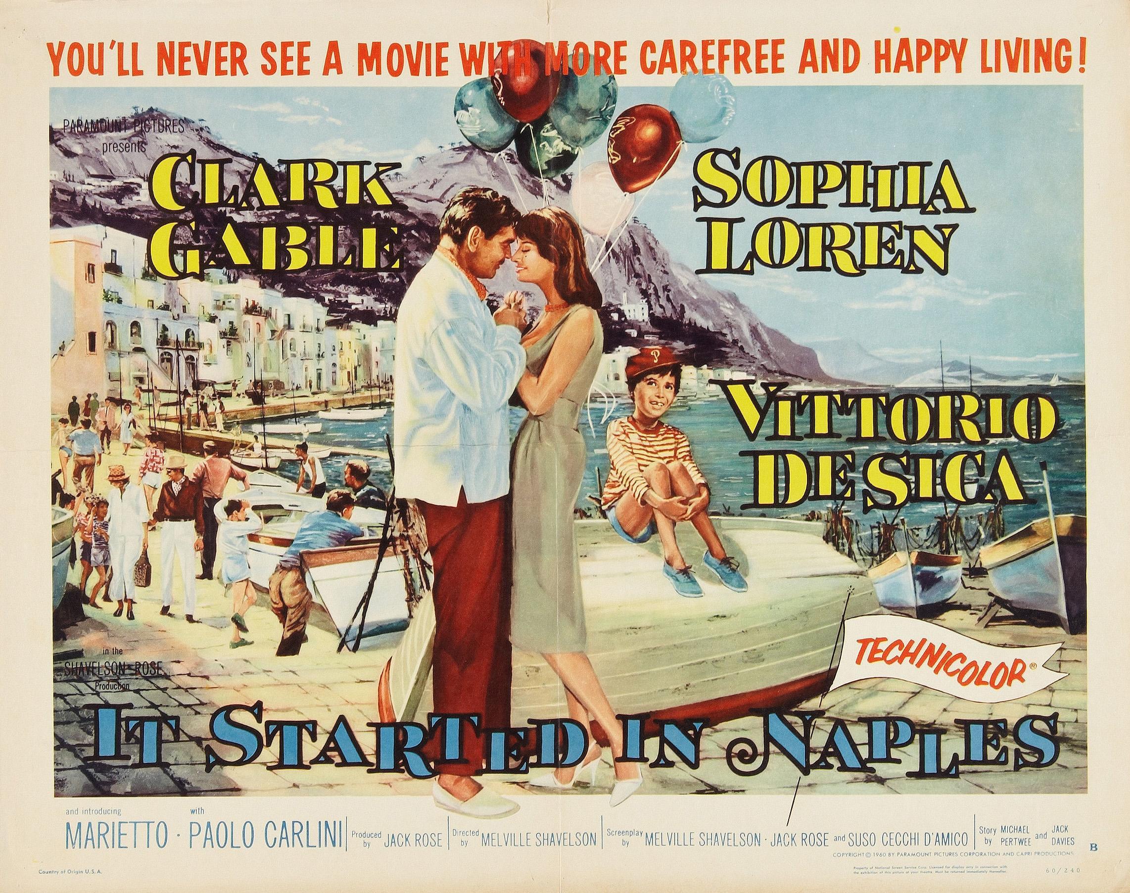 Постер фильма Это началось в Неаполе | It Started in Naples