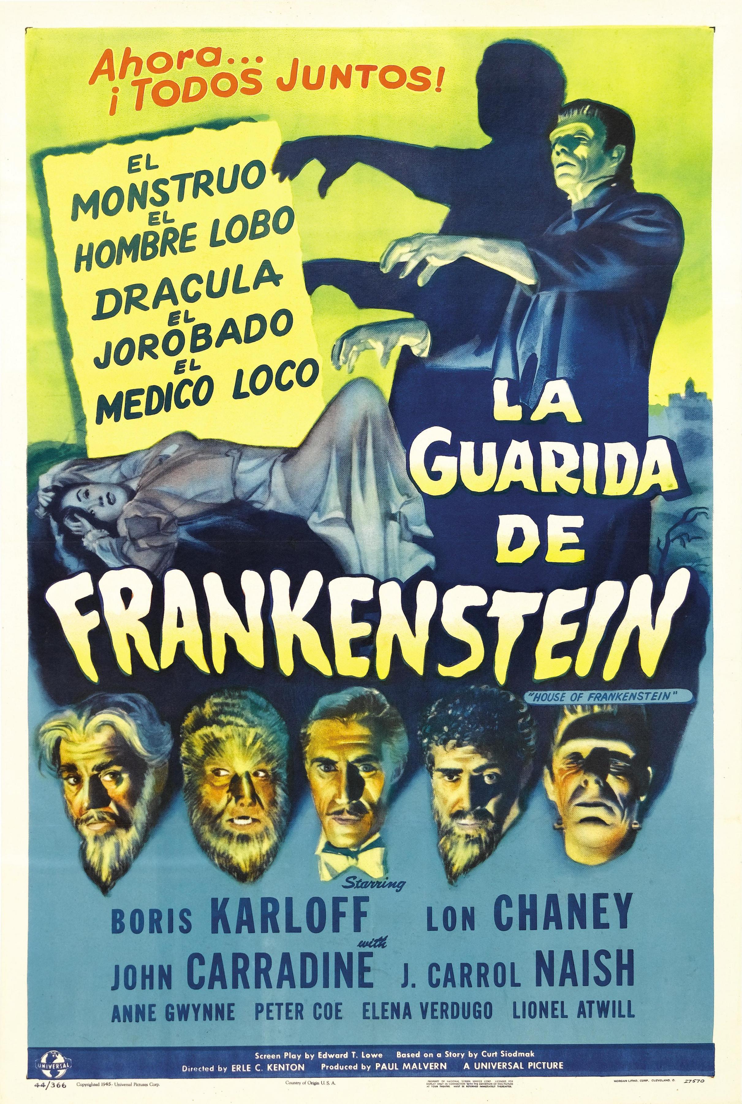 Постер фильма Дом Франкенштейна | House of Frankenstein