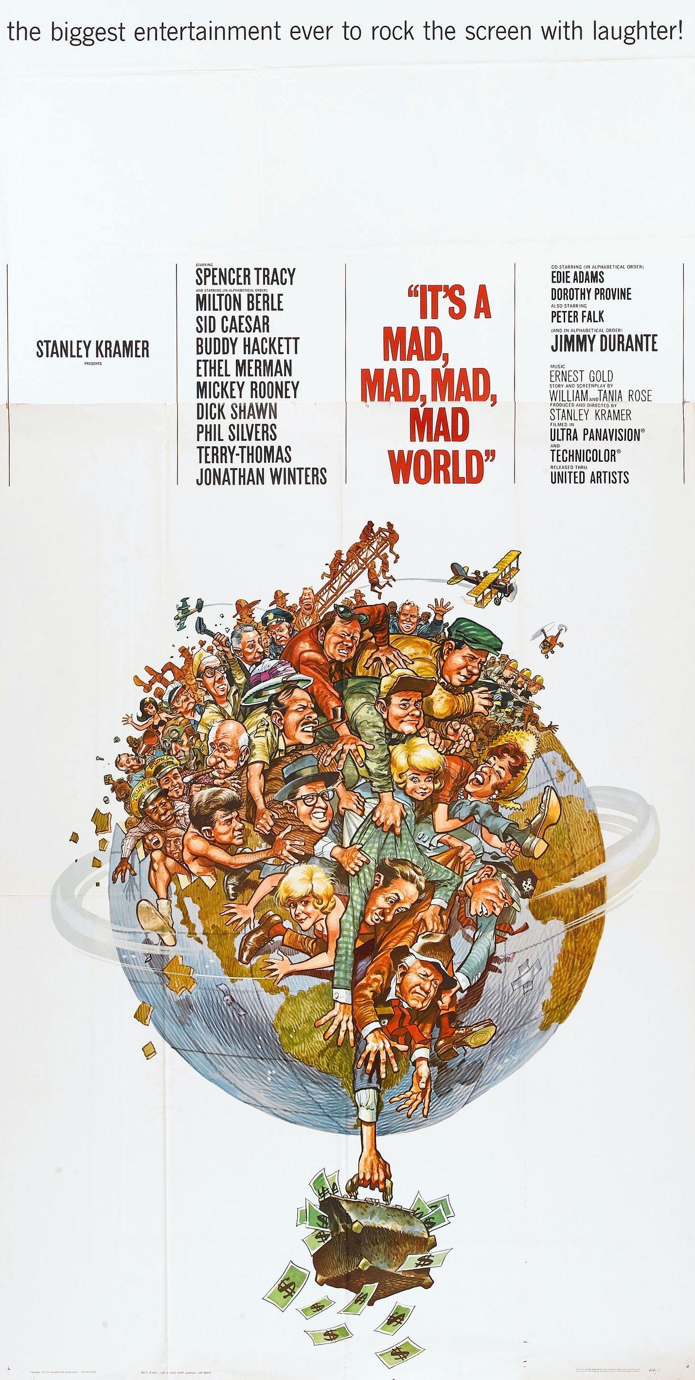 Постер фильма Этот безумный, безумный, безумный, безумный мир | It's a Mad Mad Mad Mad World
