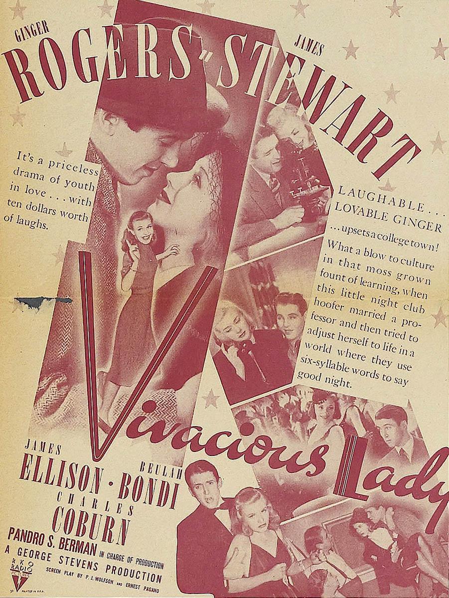 Постер фильма Оживленная леди | Vivacious Lady
