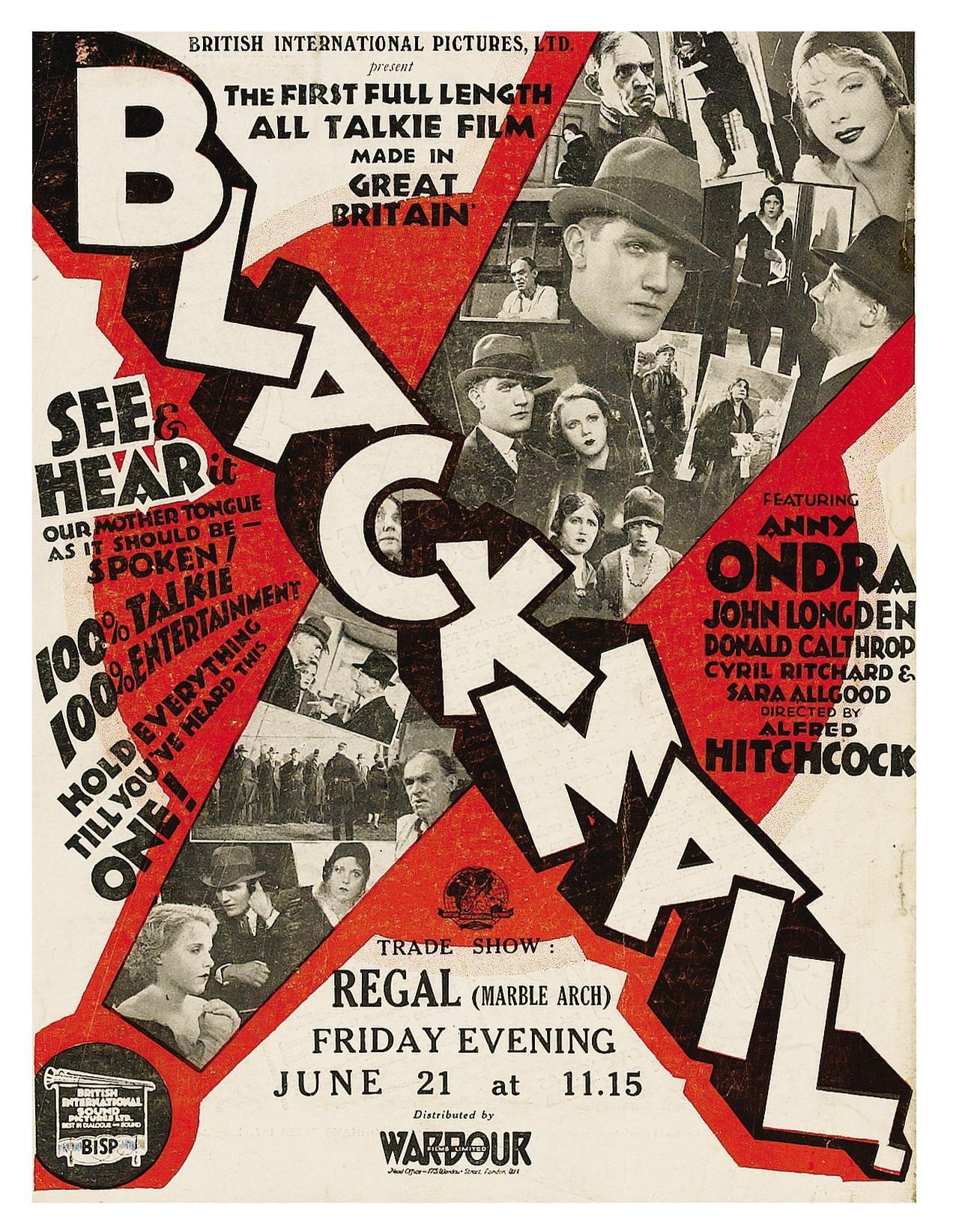 Постер фильма Шантаж | Blackmail