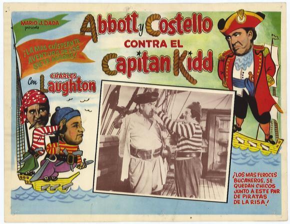 Постер фильма Abbott and Costello Meet Captain Kidd