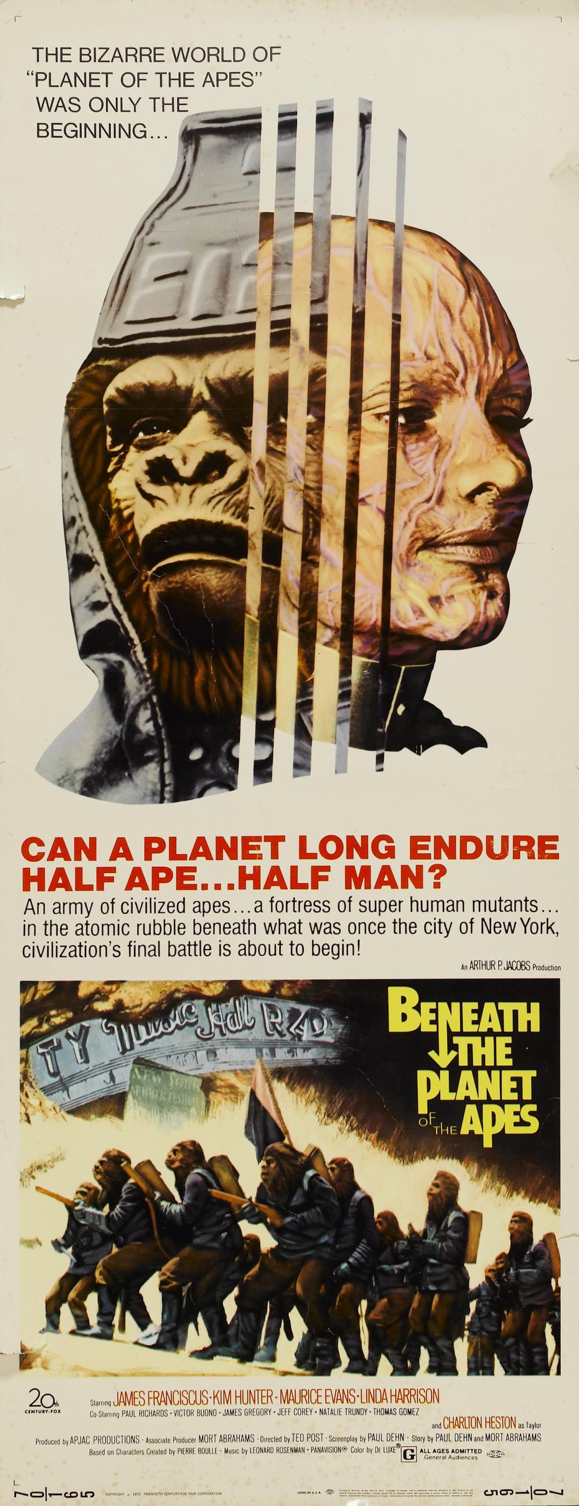 Постер фильма Под планетой обезьян | Beneath the Planet of the Apes