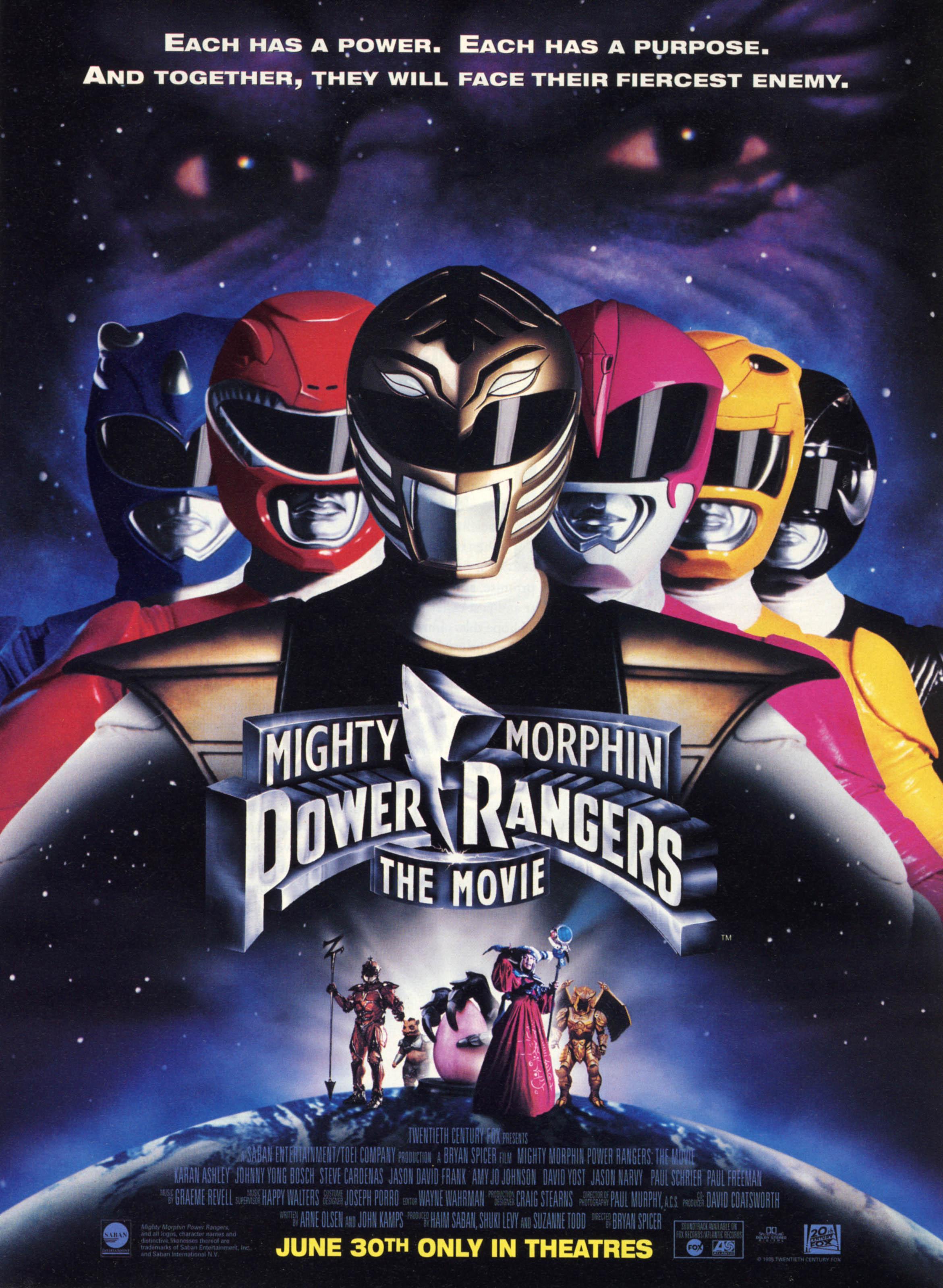 Постер фильма Могучие Морфы: Рейнджеры силы | Mighty Morphin Power Rangers: The Movie