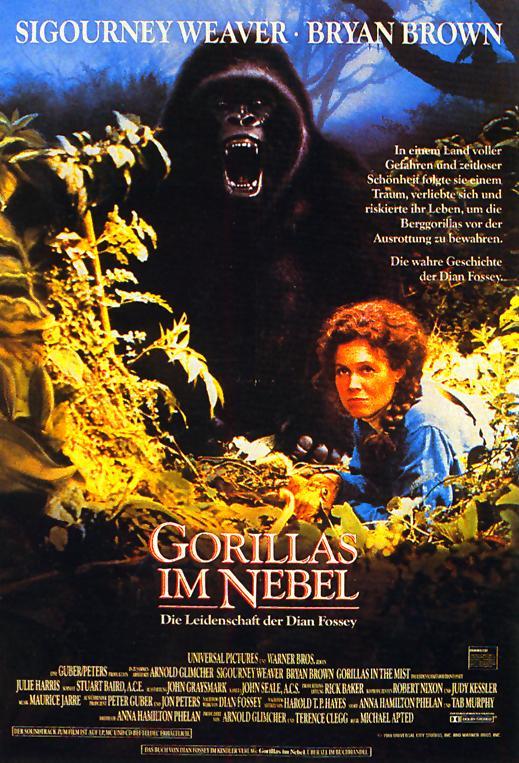 Постер фильма Гориллы в тумане | Gorillas in the Mist: The Story of Dian Fossey
