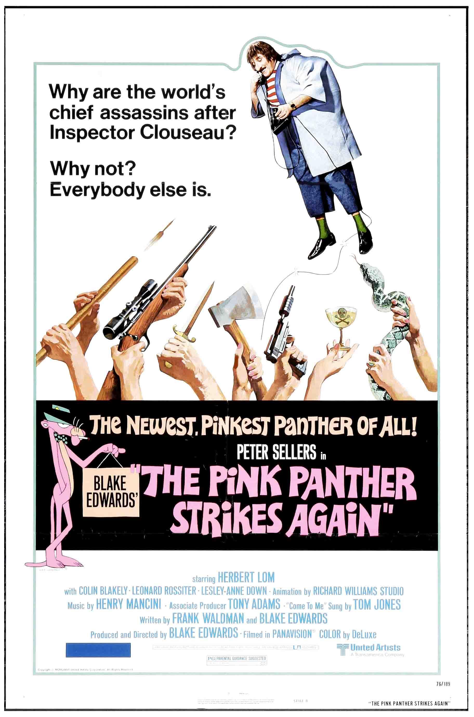 Постер фильма Розовая пантера наносит ответный удар | Pink Panther Strikes Again