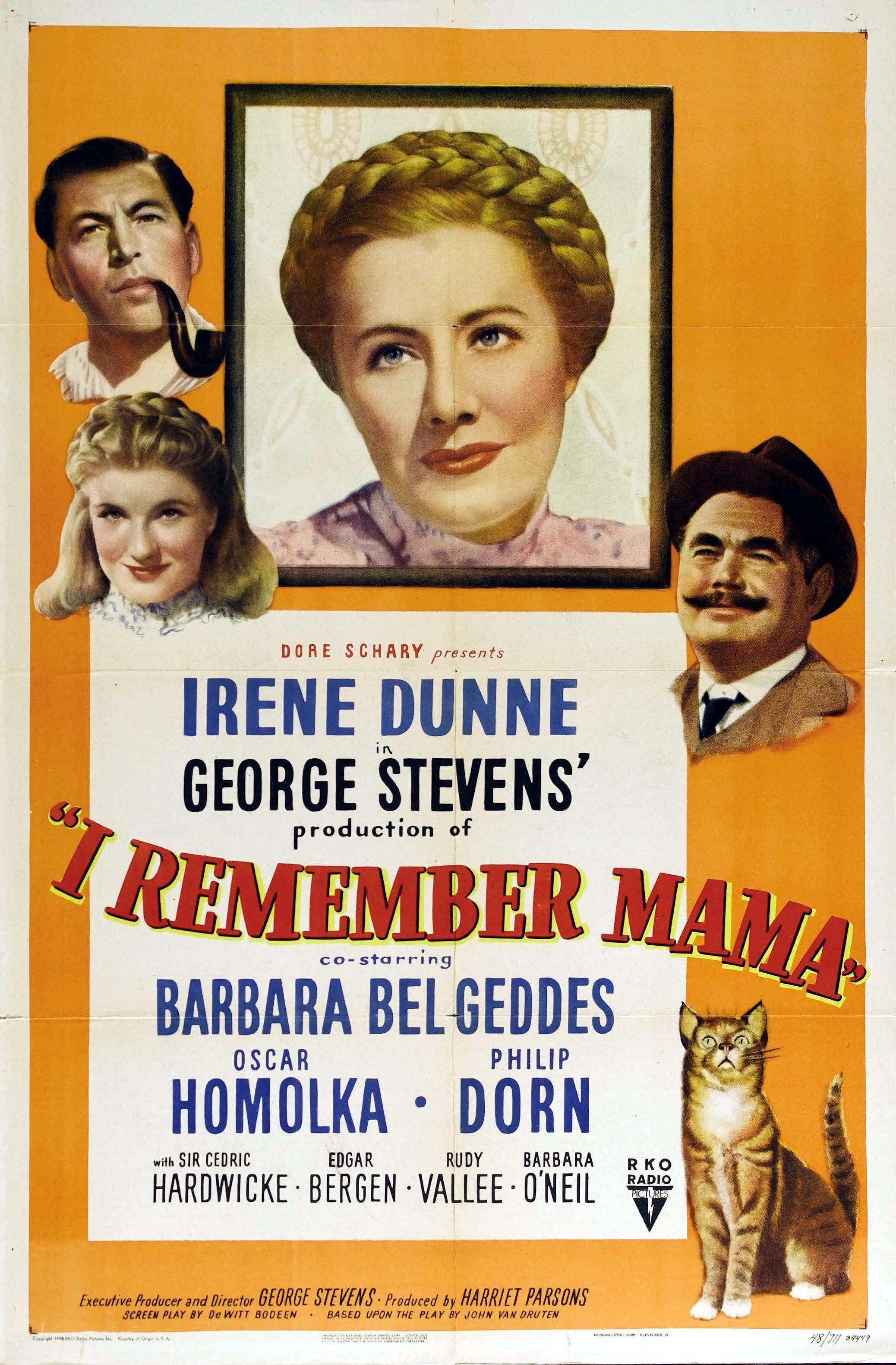 Постер фильма I Remember Mama