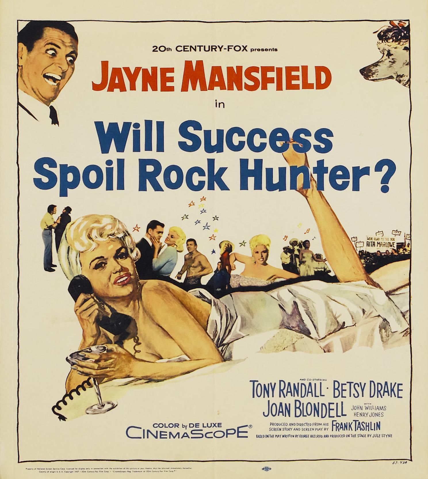 Постер фильма Испортит ли успех Рока Хантера? | Will Success Spoil Rock Hunter?