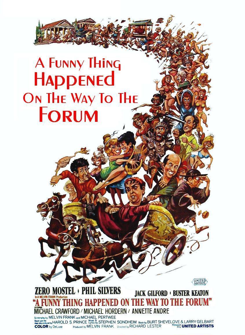Постер фильма Смешное происшествие по дороге на Форум | Funny Thing Happened on the Way to the Forum