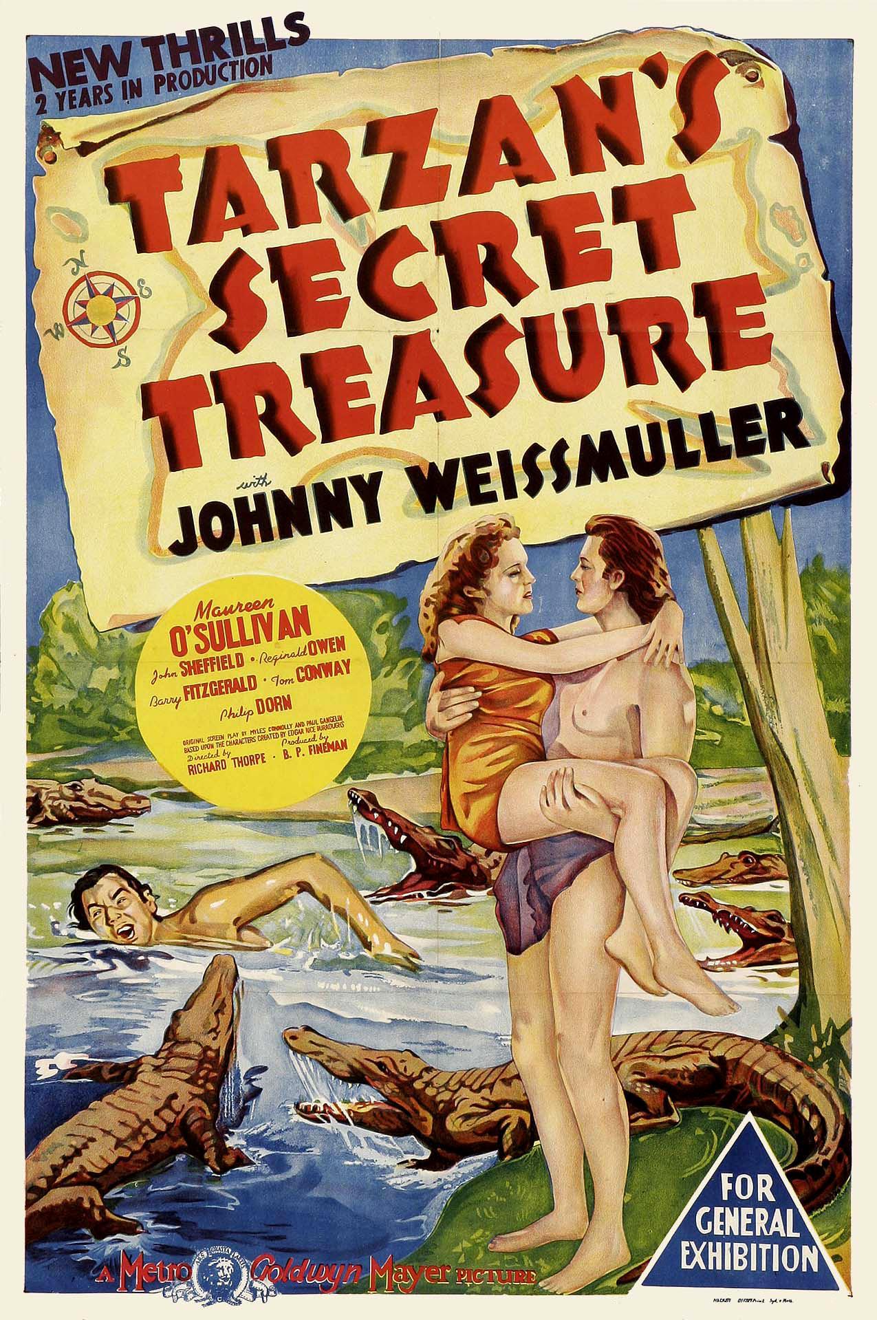 Постер фильма Tarzan's Secret Treasure