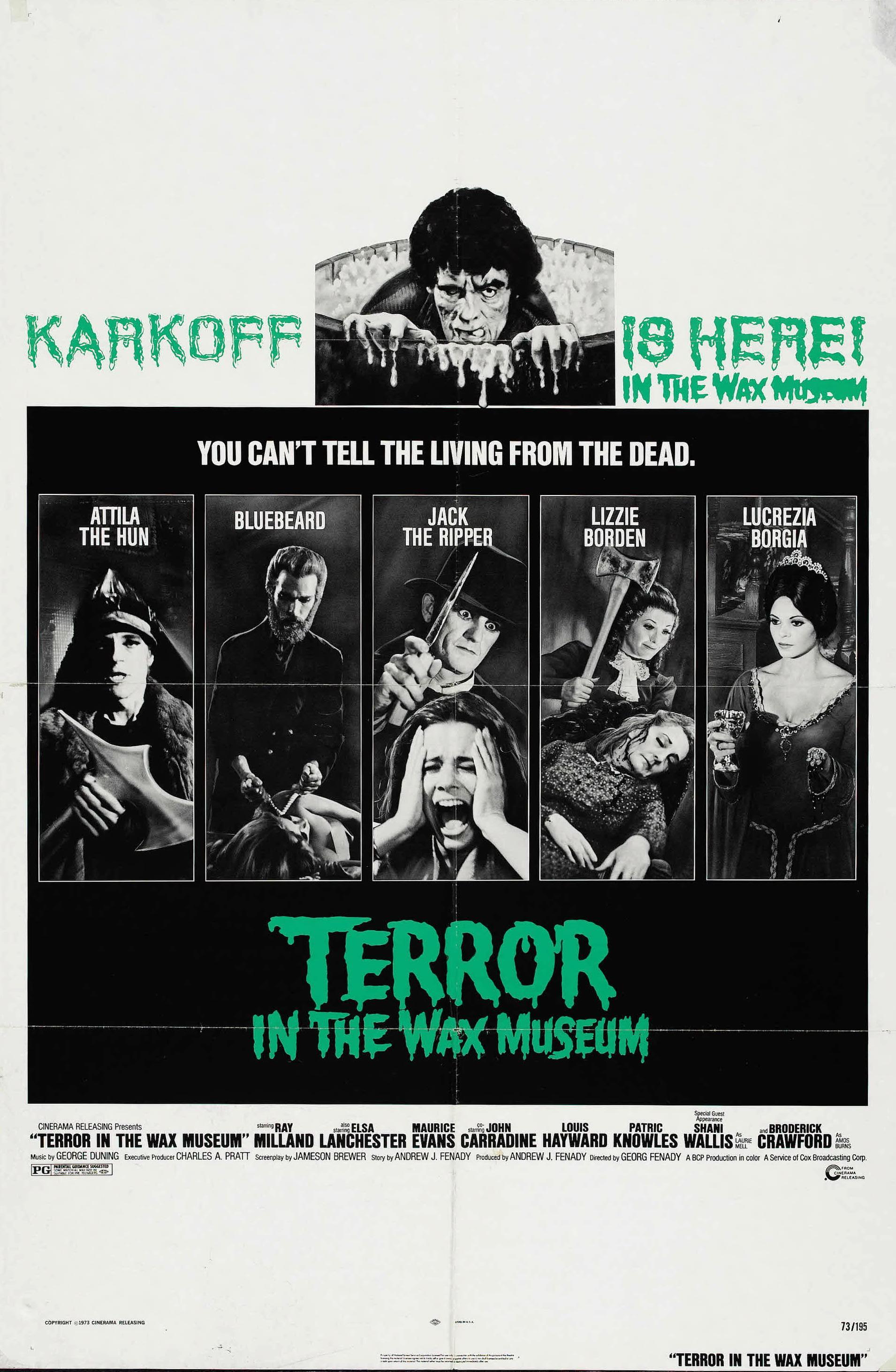 Постер фильма Ужас в музее восковых фигур | Terror in the Wax Museum