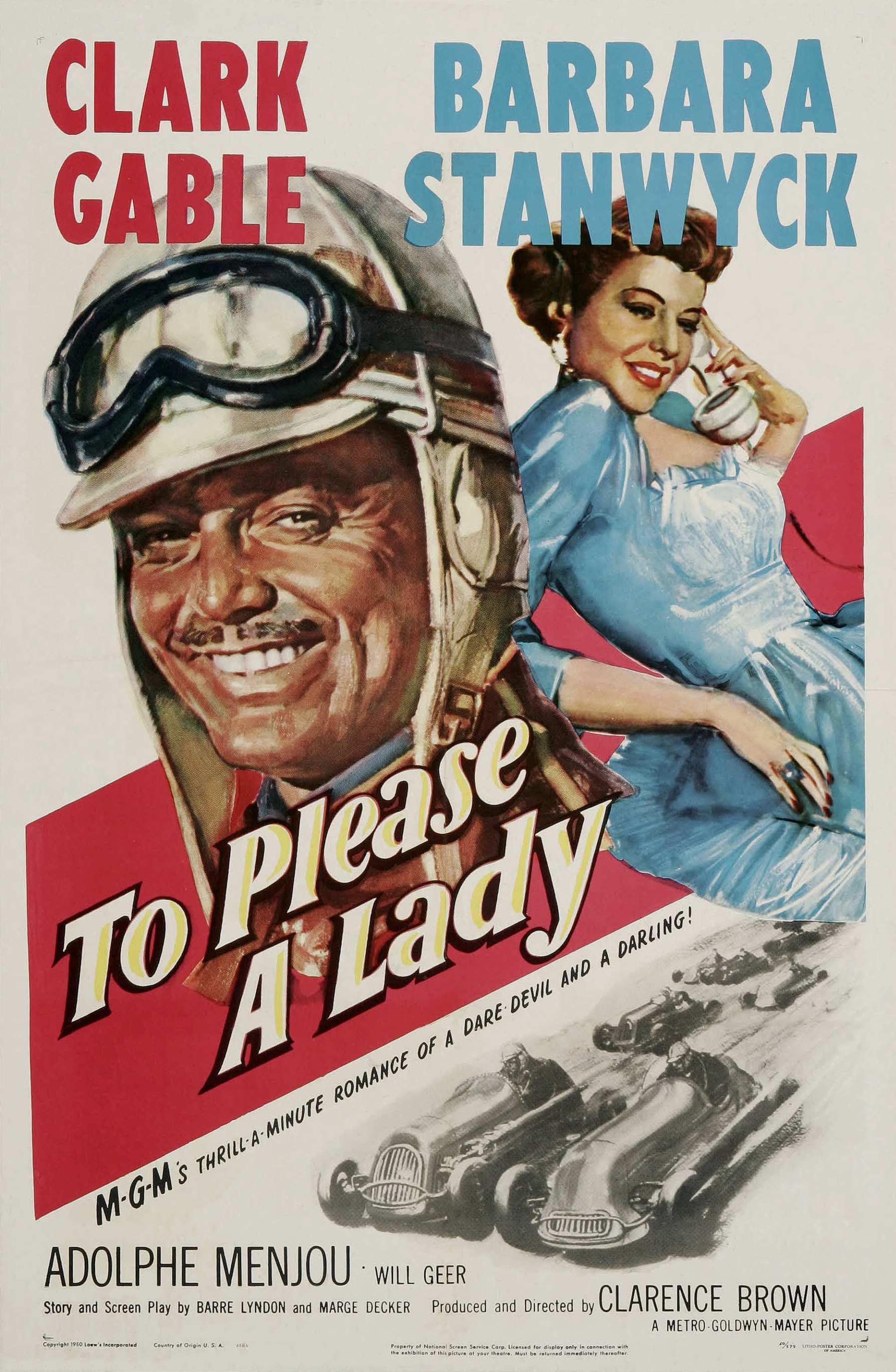 Постер фильма Порадовать женщину | To Please a Lady