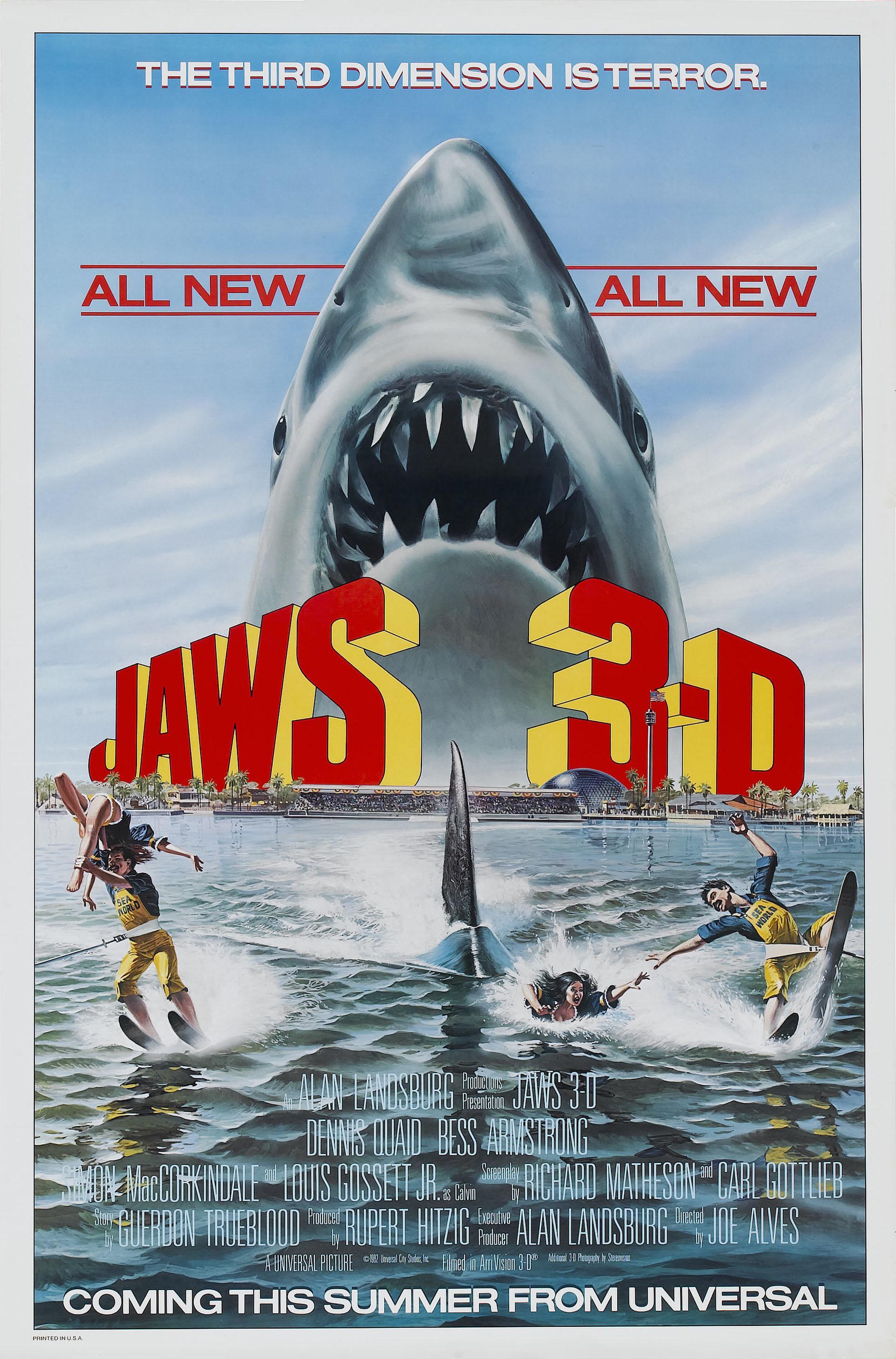 Постер фильма Челюсти 3D | Jaws 3-D