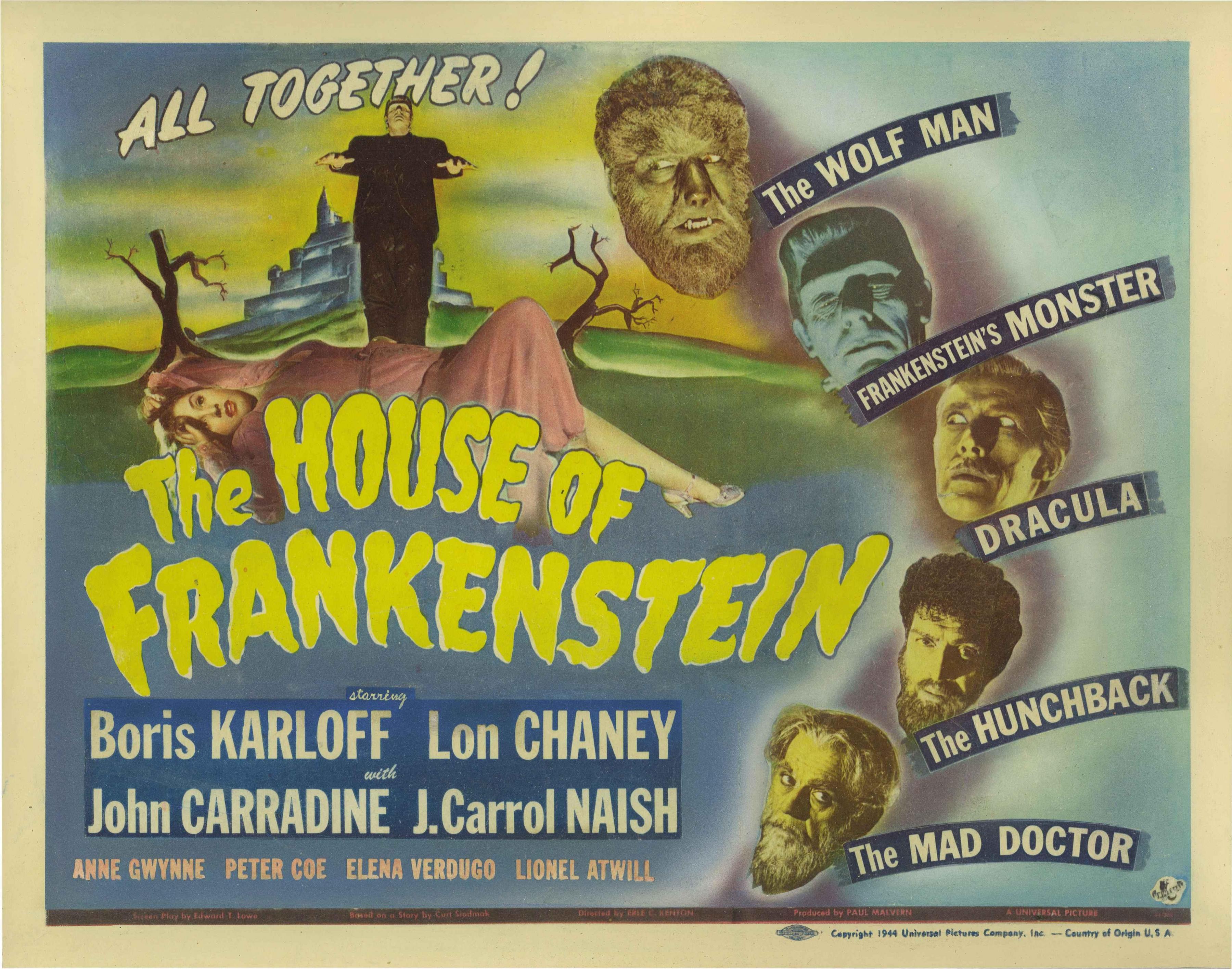 Постер фильма Дом Франкенштейна | House of Frankenstein