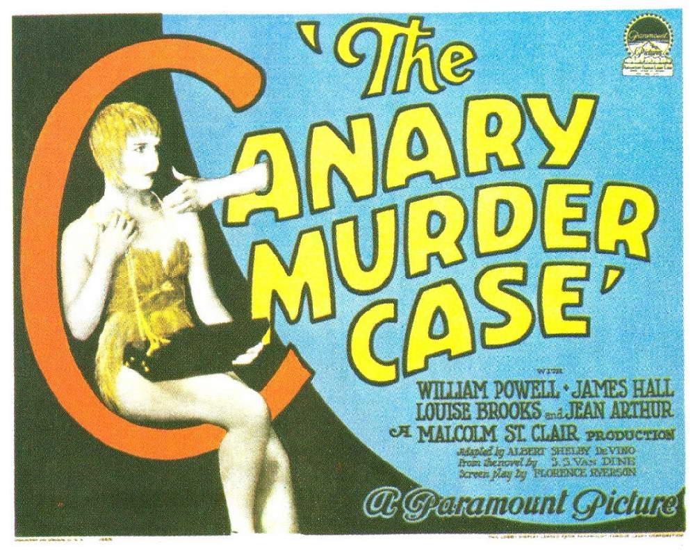 Постер фильма Дело об убийстве канарейки | Canary Murder Case
