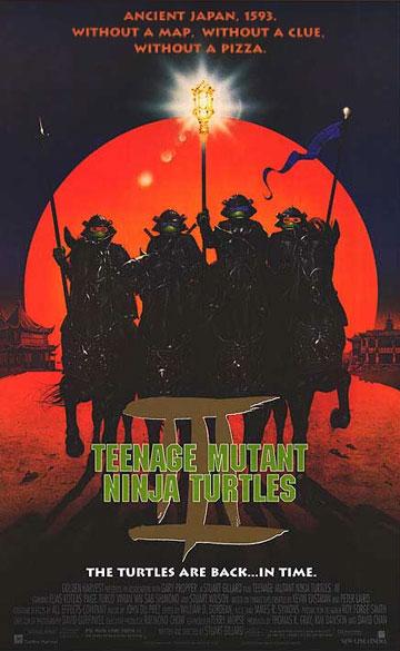 Постер фильма Черепашки ниндзя 3: Священные Пески Времени | Teenage Mutant Ninja Turtles III