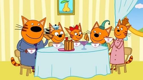 Анимационный сериал «Три кота» появится в онлайн-кинотеатре KION
