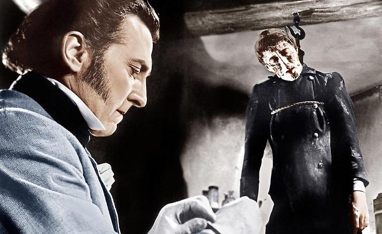 Кадр из фильма "Проклятие Франкенштейна" (1957)