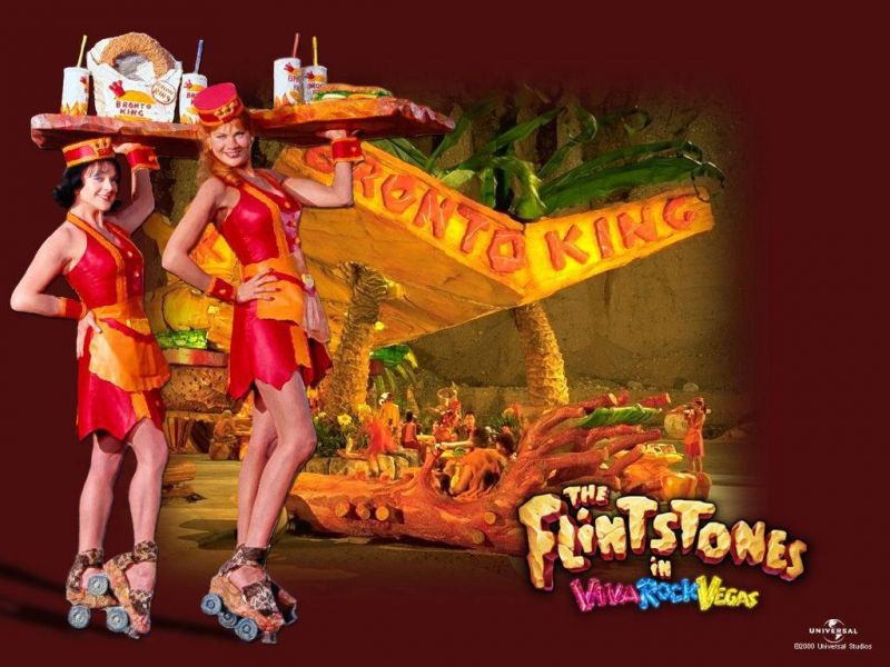 Фильм Флинтстоуны в Рок - Вегасе | Flintstones in Viva Rock Vegas - лучшие обои для рабочего стола