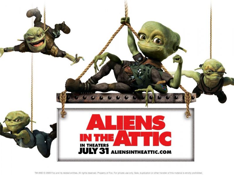 Фильм Пришельцы на чердаке | Aliens in the Attic - лучшие обои для рабочего стола