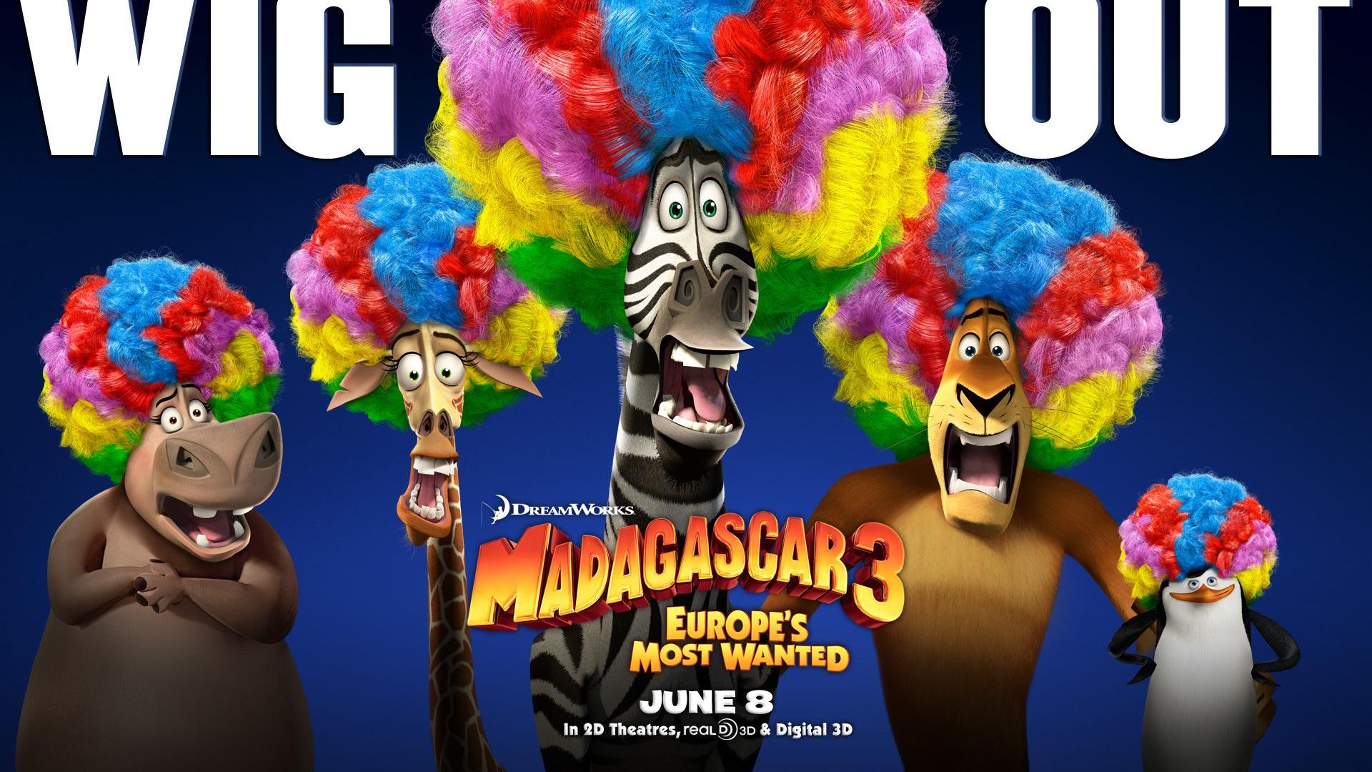Фильм Мадагаскар 3 | Madagascar 3: Europe's Most Wanted - лучшие обои для рабочего стола