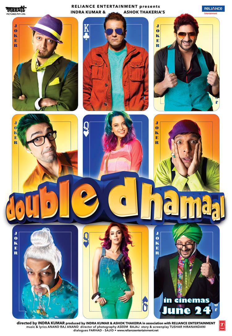 Постер фильма Двойная забава | Double Dhamaal