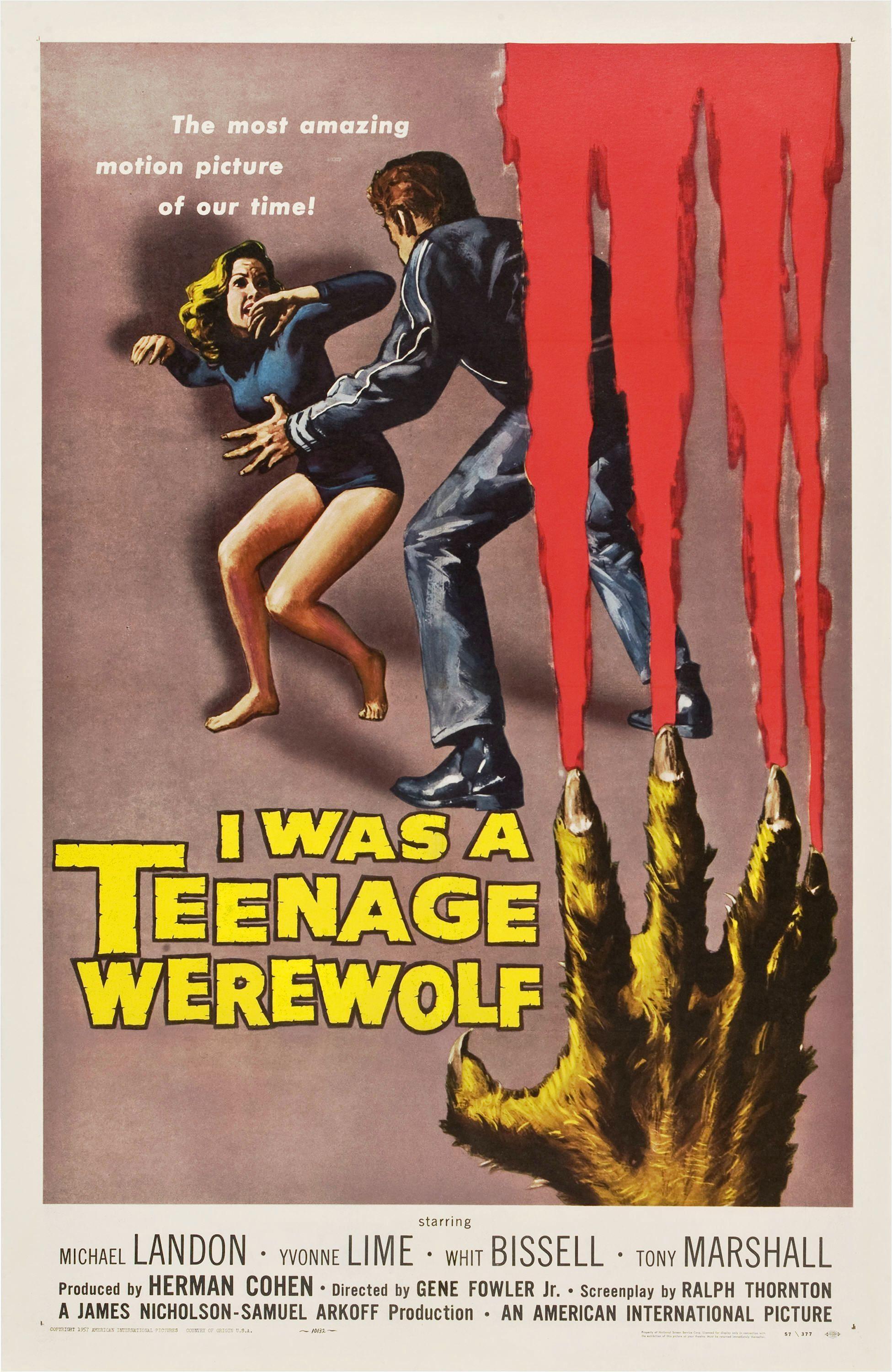 Постер фильма I Was a Teenage Werewolf