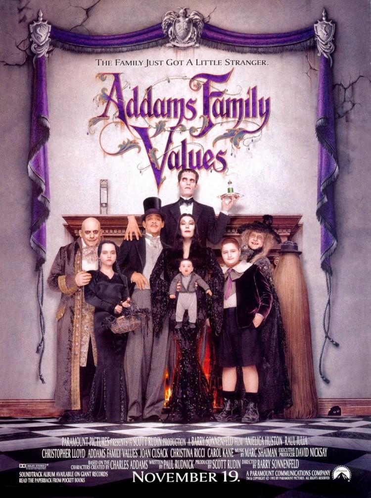 Постер фильма Ценности семейки Аддамсов | Addams Family Values