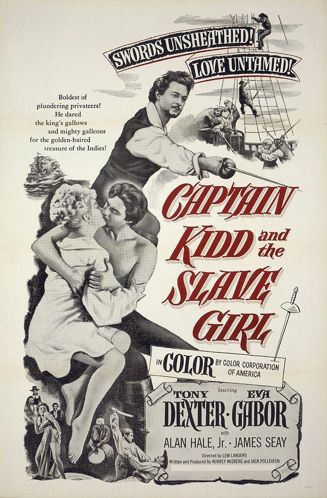 Постер фильма Captain Kidd and the Slave Girl