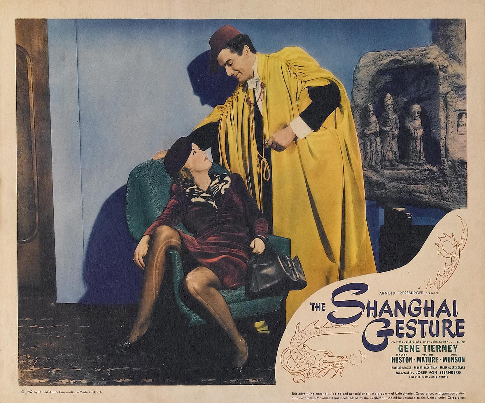 Постер фильма Жестокий Шанхай | Shanghai Gesture