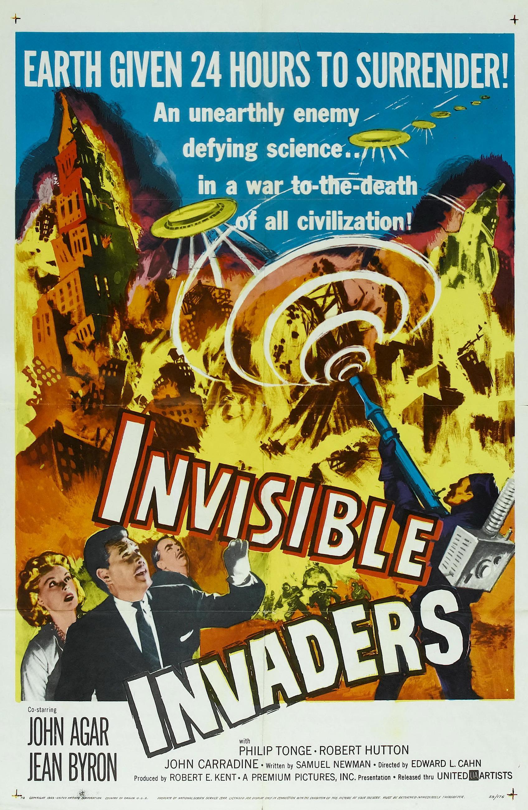 Постер фильма Invisible Invaders