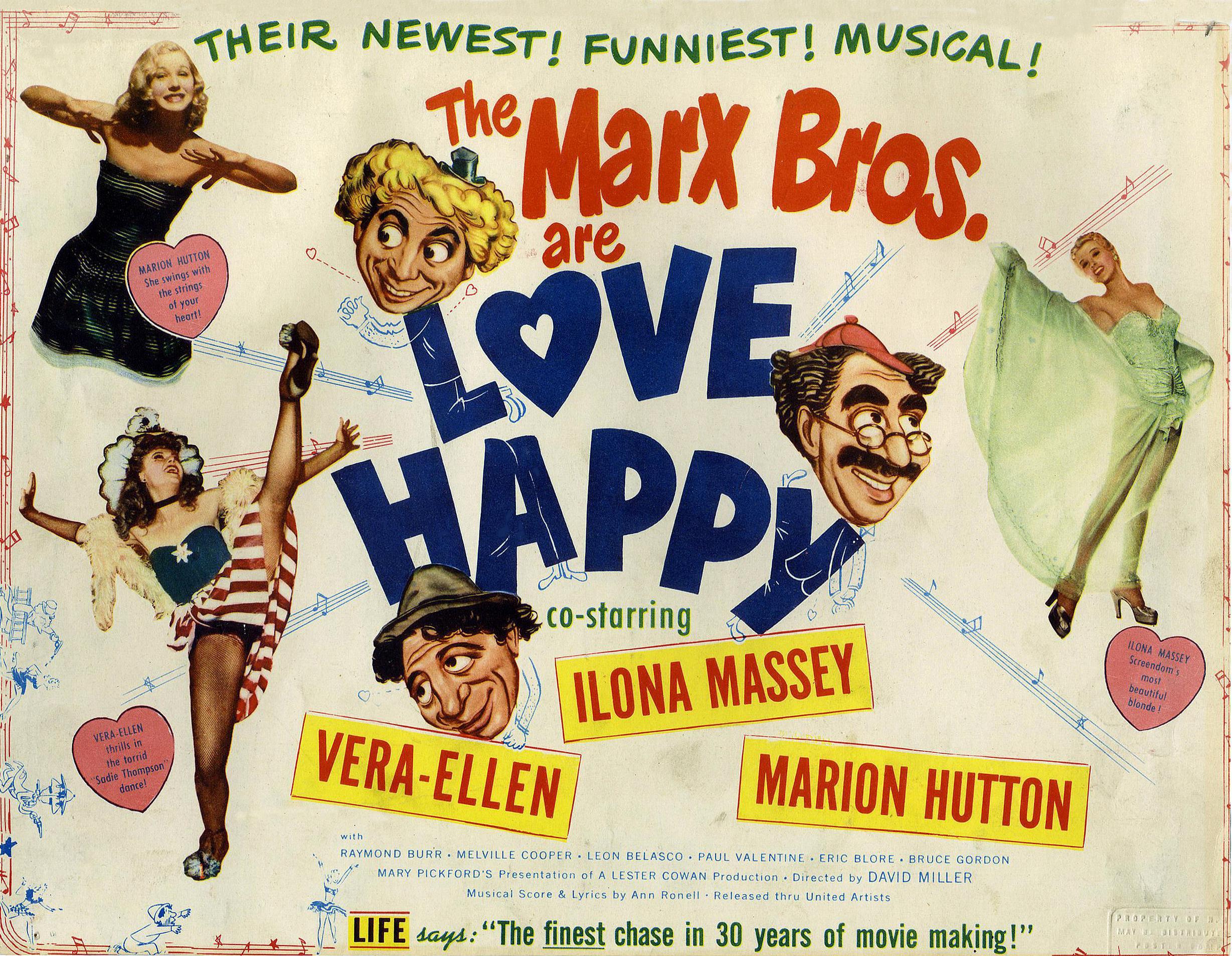 Постер фильма Счастливая любовь | Love Happy