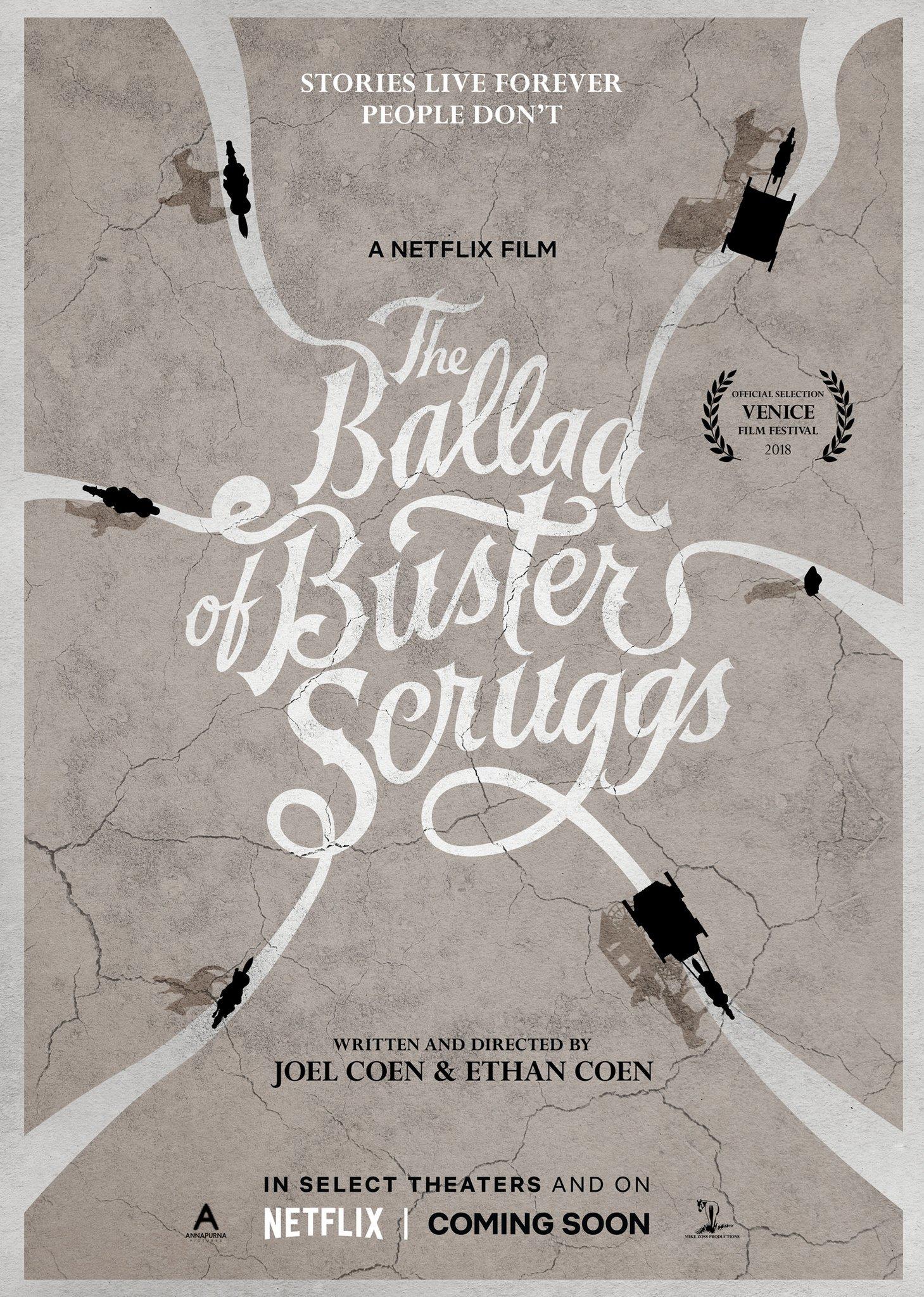 Постер фильма Баллада Бастера Скраггса | The Ballad of Buster Scruggs 