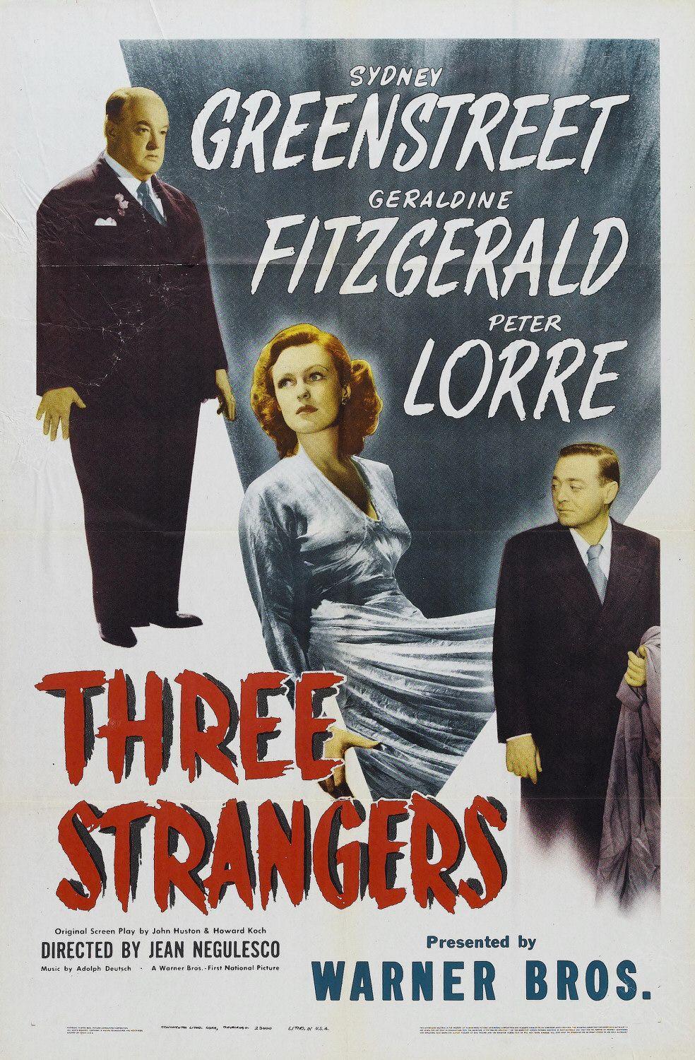 Постер фильма Три незнакомца | Three Strangers