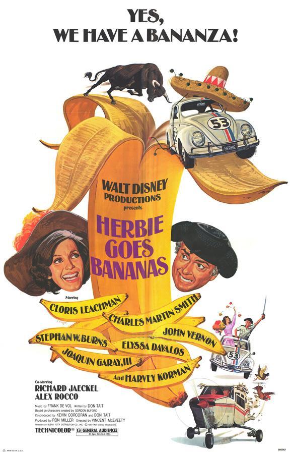 Постер фильма Херби пошел за бананами | Herbie Goes Bananas